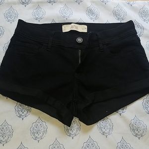 Hollister black mini shorts
